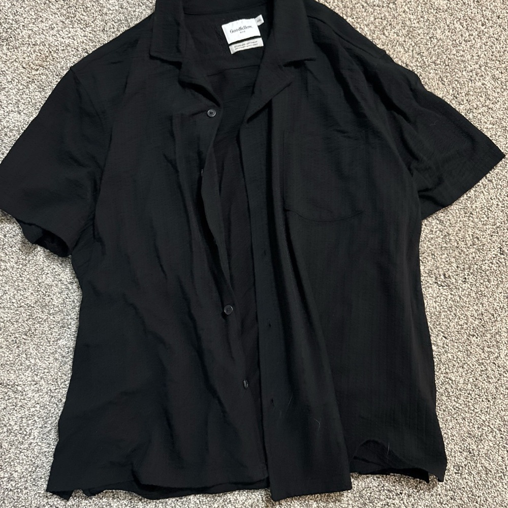 Goodfellow & Co Men's Black Casual Shirt
